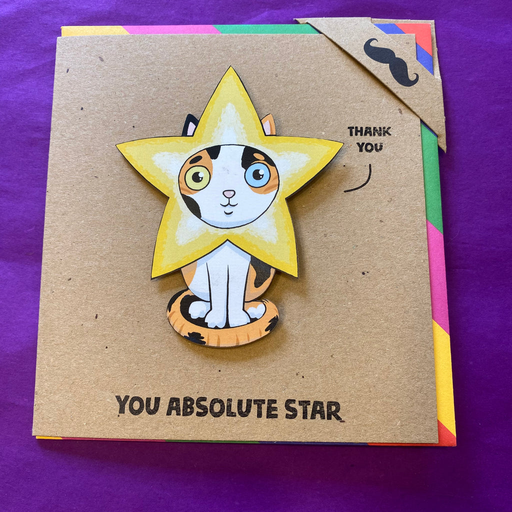 Card - Thank you 3D