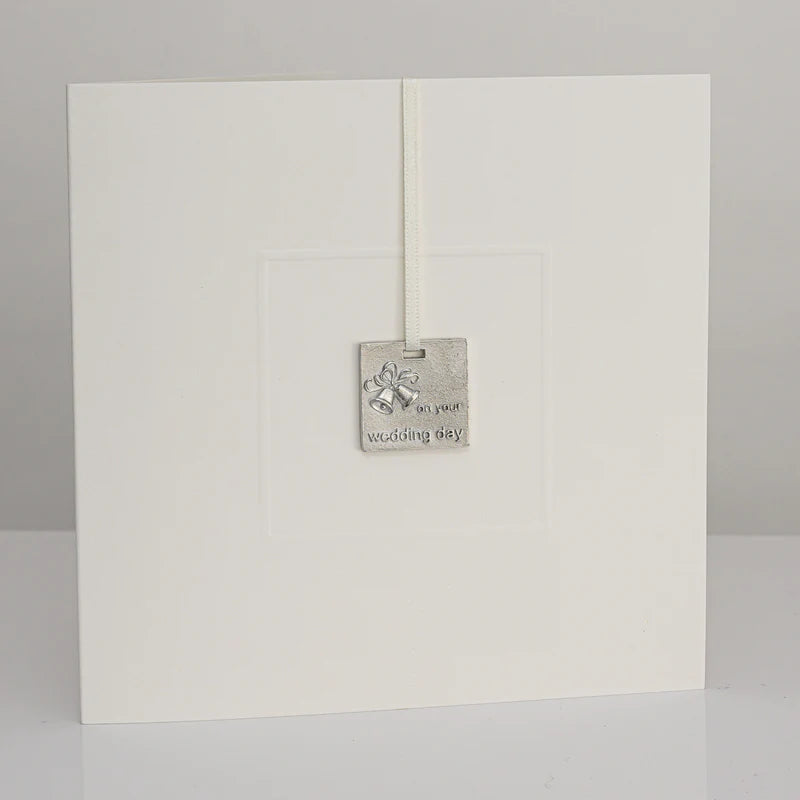 Pewter Wedding Card