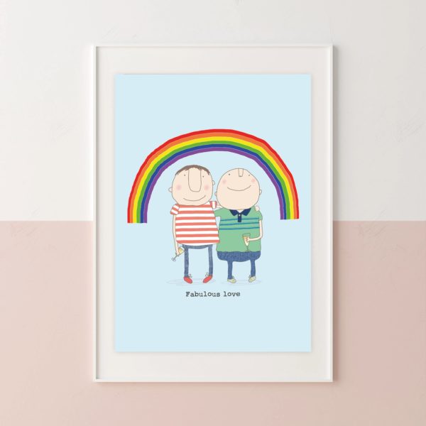 Fabulous Love Rainbow card