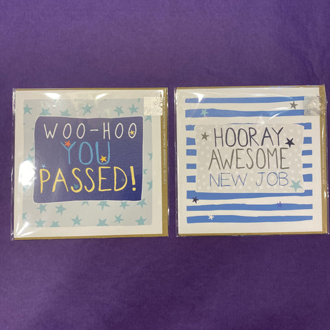 Cards -Congratulations New Job, You Passed