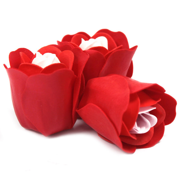 Box of 3 Red Rose Soaps