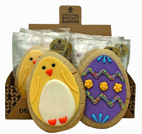 Easter Egg or Chick Cookie Biscuit