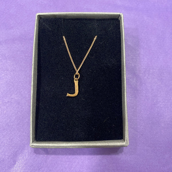 Initial Necklace Rose Gold