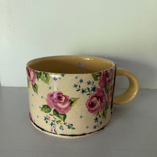 Short Floral Mug By Virginia Graham