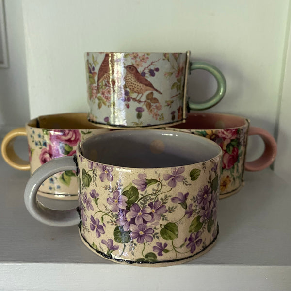 Short Floral Mug By Virginia Graham