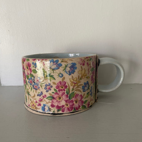 Short Floral Mug By Virginia Graham