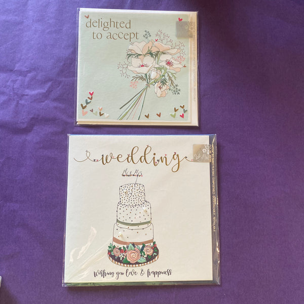 Cards - Wedding and acceptance