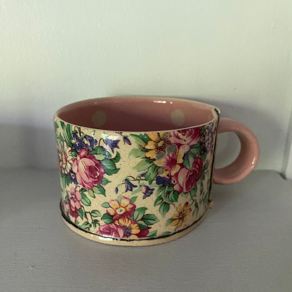Short Floral Mug By Virginia Graham