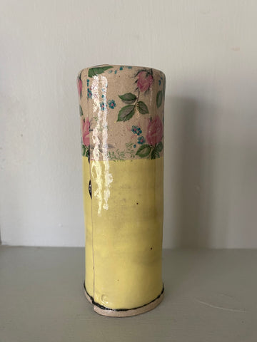 Small Yellow Bud Vase By Virginia Graham