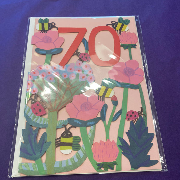 Age Cards - 40, 50, 70, 80 cutouts