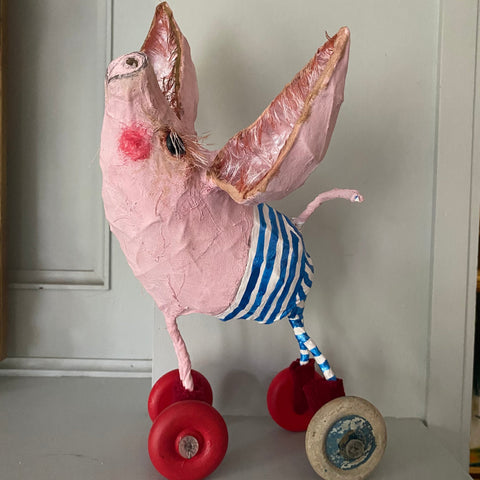 Pig on Wheels by Joanna Coupland