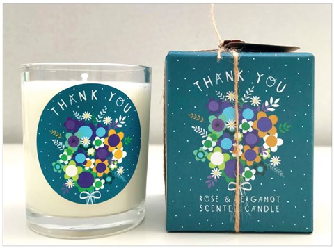 Thank you Candle - Rose and Bergamot