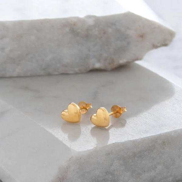 Heart Stud Earrings