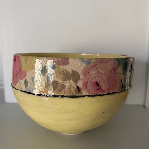 Large Yellow Bowl By Virginia Graham