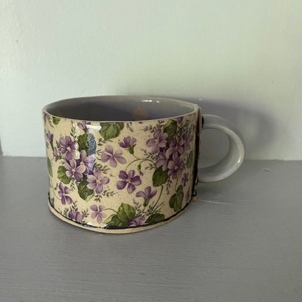 Short Floral Mug By Virginia Graham