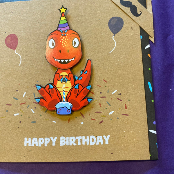 Birthday Cards - 3D Cats and Monsters