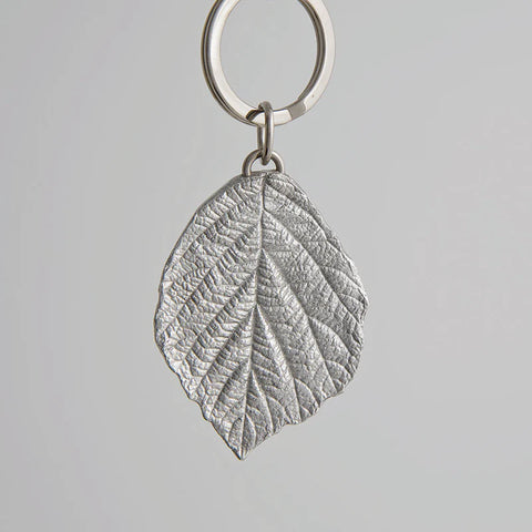 Leaf Key ring Pewter