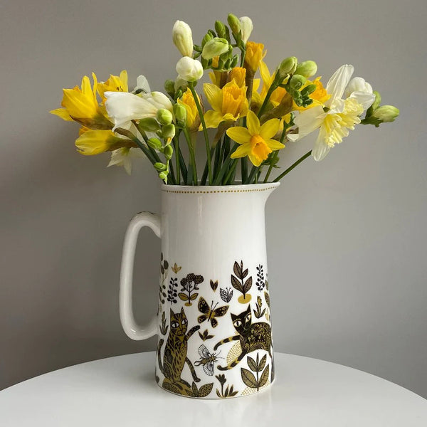 Yellow Cat Jug