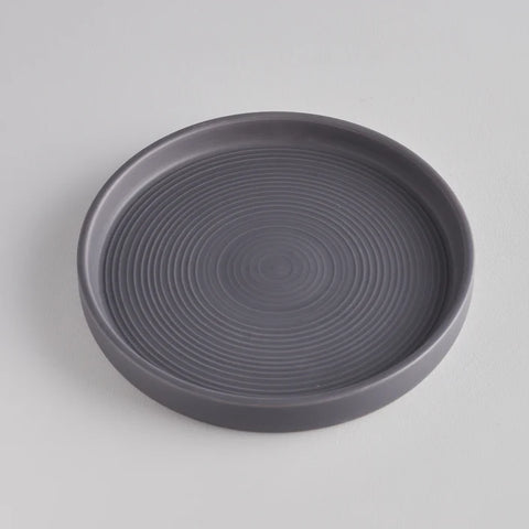 Candle Plate Grey - Large