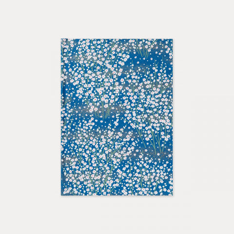 A5 Journal - White Blossom Blue - Last One!