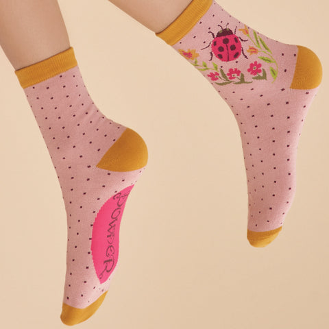 Ladybird Ankle Socks