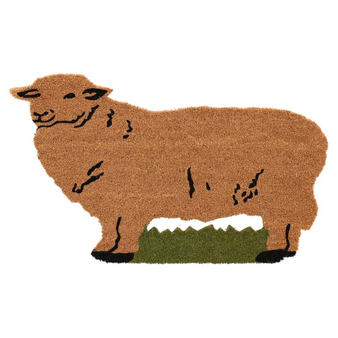 sheep door mat coir