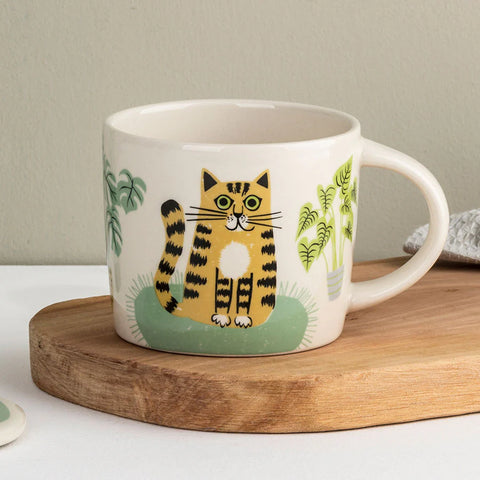 Cat Mug by Hannah Turner