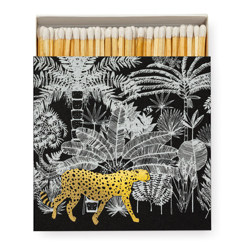 Black Cheetah Luxury Long Matches