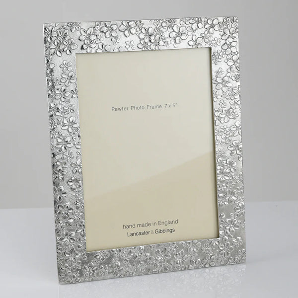 Goodleigh Floral Pewter Photo Frame