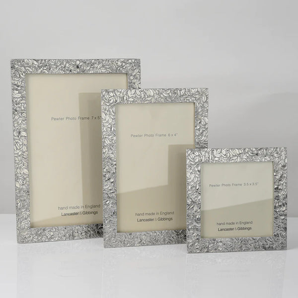 Hedgerow Pewter Photo Frame