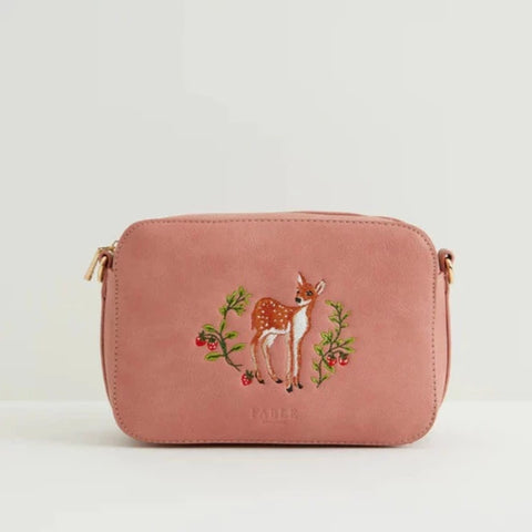 Fawn Embroidered Camera Bag
