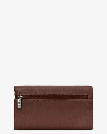 Leather Flap Over Purse Bookworm