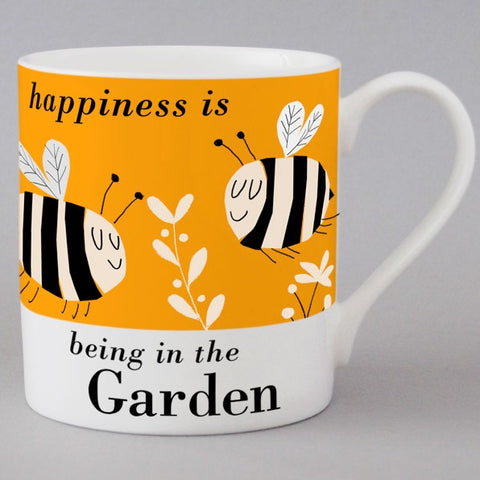 Happiness in the Garden - Bee Mug