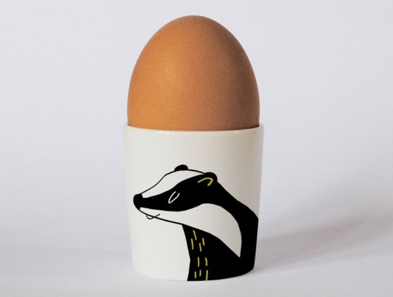 Egg cup -Happiness is being in the Countryside