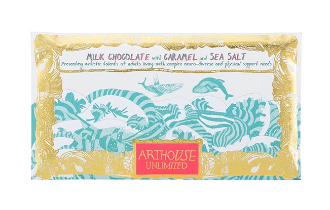 Luxury Chocolate Bar - Whale Caramel Sea Salt