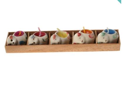 Mini Candles in Cat Shaped holders