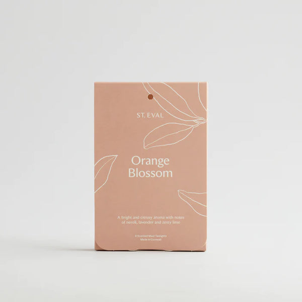 Lamorna Orange Blossom Maxi Tea Lights - St Eval