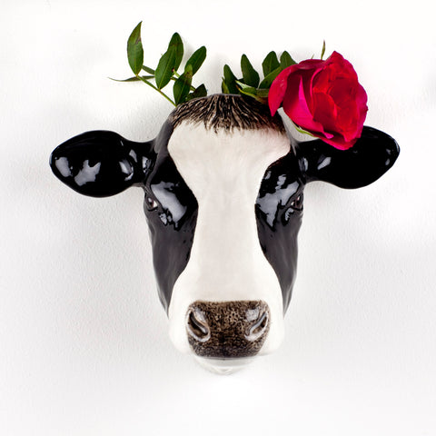 Animal Wall Vase - Fresian Cow
