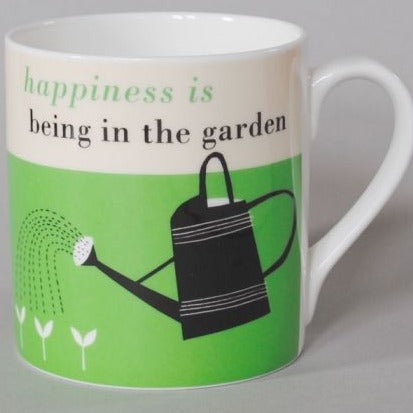 Mug - Happiness Garden watering can