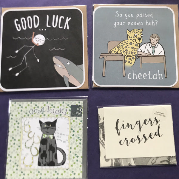 Cards - Good luck, exam congrats