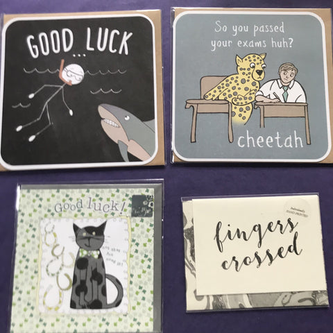 Cards - Good luck, exam congrats
