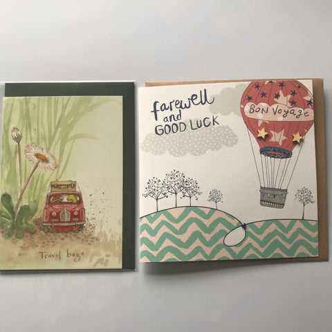 Cards - Bon Voyage, Farewell, Good Luck
