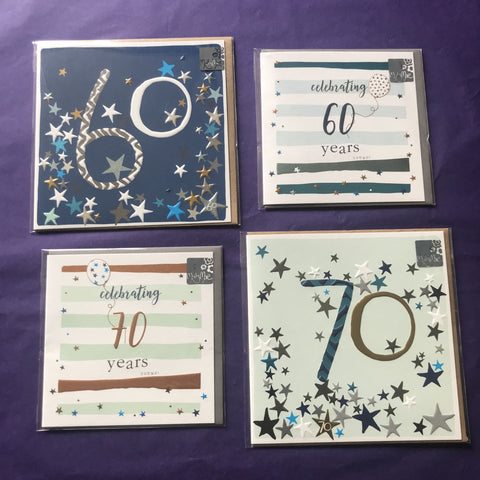 Cards - Age 60 and 70