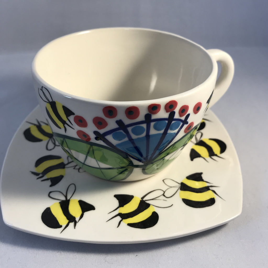 Bees Cup and Saucer