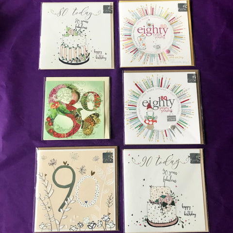 Cards -  Age 80 and 90