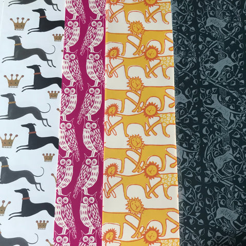 Dog, Owl, Lion Cat - Gift Wrapping