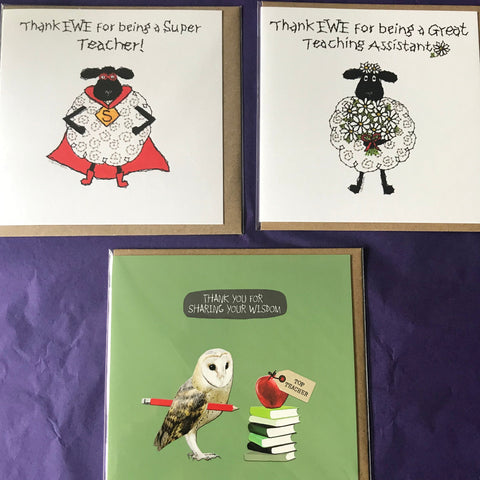 Cards - Thank you teacher