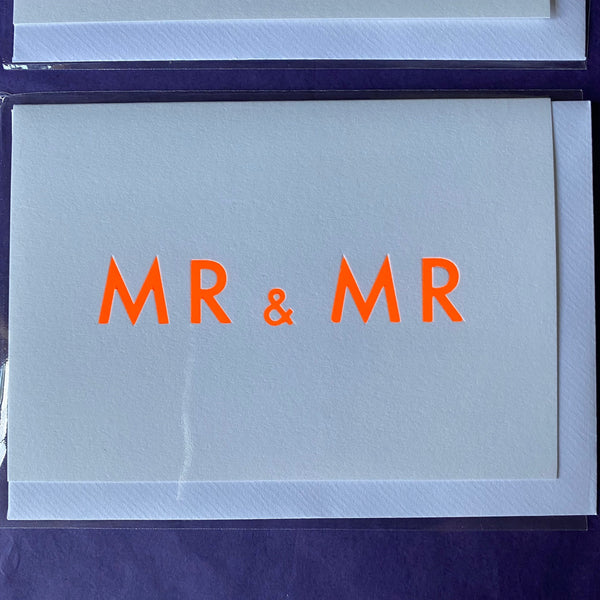 Wedding Card - Mr and Mr Mrs and Mrs