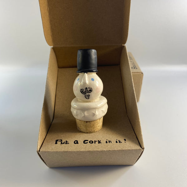 Top hat man Bottle Stopper