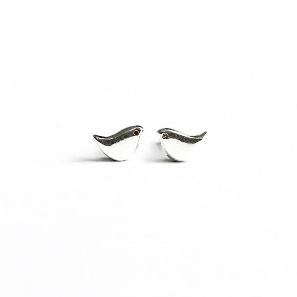 Mini Stud Bird Earrings